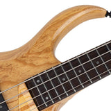 Sire Basses - M5+ S4/nt - Swamp Ash 4-String Active Bass Guitar – Natural