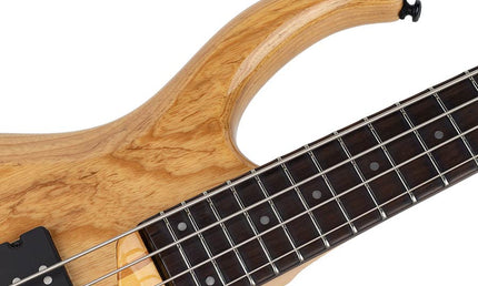 swamp ash 4-string active bass guitar natural