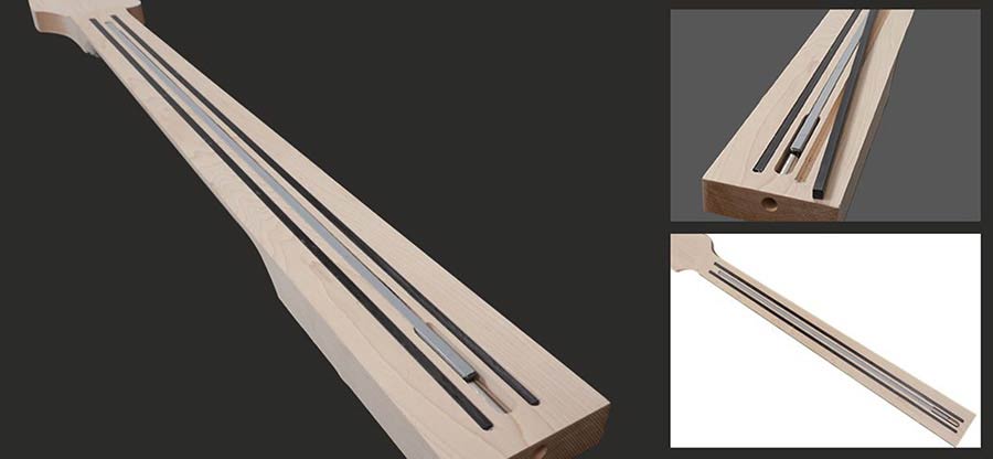 Sire Basses - M5+ S4/nt - Swamp Ash 4-String Active Bass Guitar – Natural