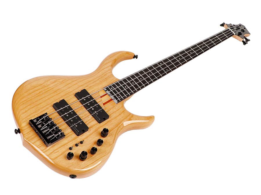 Sire Basses - M5+ S4/nt - Swamp Ash 4-String Active Bass Guitar – Natural