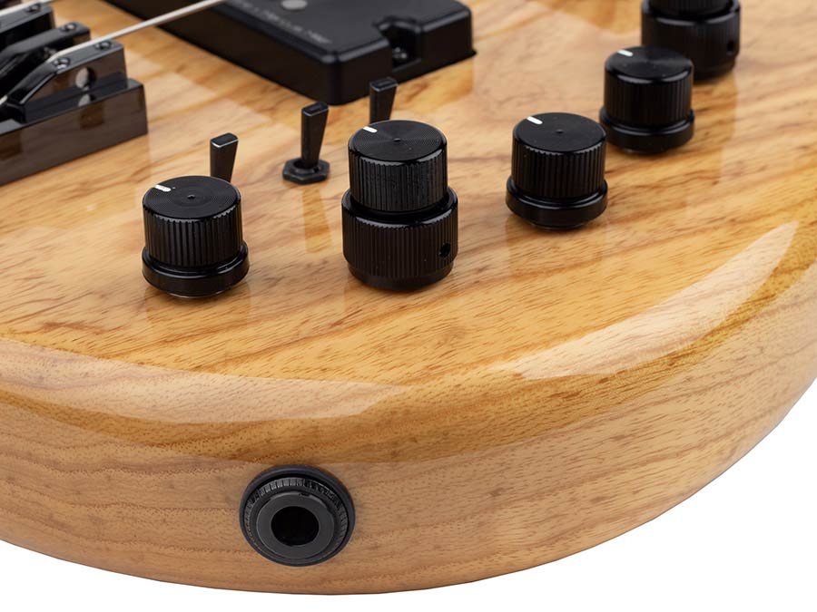 Sire Basses - M5+ S4/nt - Swamp Ash 4-String Active Bass Guitar – Natural