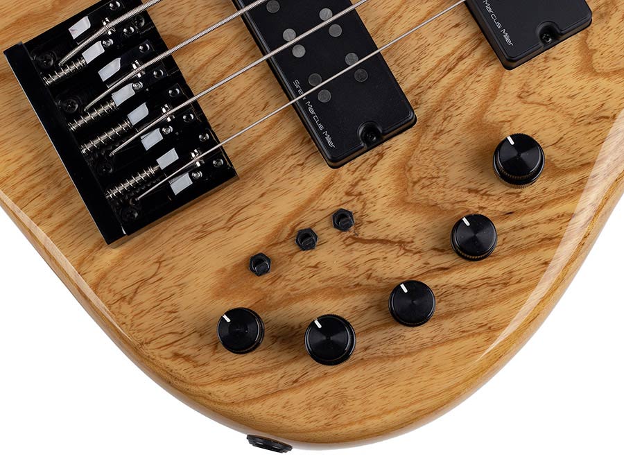 Sire Basses - M5+ S4/nt - Swamp Ash 4-String Active Bass Guitar – Natural