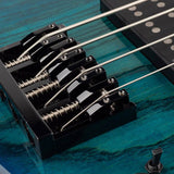 Sire Basses - M5+ S4/tbl - Swamp Ash 4-String Active Bass Guitar – Transparent Blue