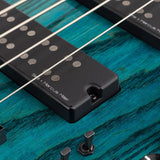 Sire Basses - M5+ S4/tbl - Swamp Ash 4-String Active Bass Guitar – Transparent Blue