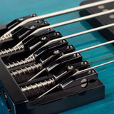 Sire Basses - M5+ S5/tbl - Swamp Ash 5-String Active Bass Guitar – Transparent Blue