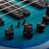 Sire Basses - M5+ S5/tbl - Swamp Ash 5-String Active Bass Guitar – Transparent Blue