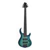 swamp ash 5-string active bass guitar transparent blue