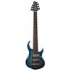 alder + solid maple 6-string bass guitar transparent blue