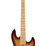 Sire Basses - U5 A4/TS - alder with flamed maple top 4- string short scale passive bass guitar tobacco sunburst – Tobacco Sunburst