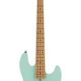 Sire Basses - U5 A4/MT - alder with flamed maple top 4- string short scale passive bass guitar mint green – Mint Green