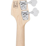 Sire Basses - U5 A4/mt - Alder with Flamed Maple Top 4- String Short Scale Passive Bass Guitar – Mint Green