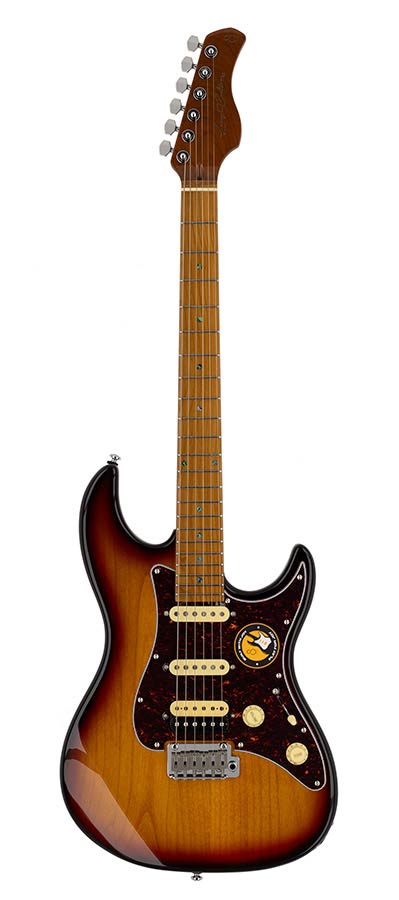 electric guitar S-style 3-tone sunburst