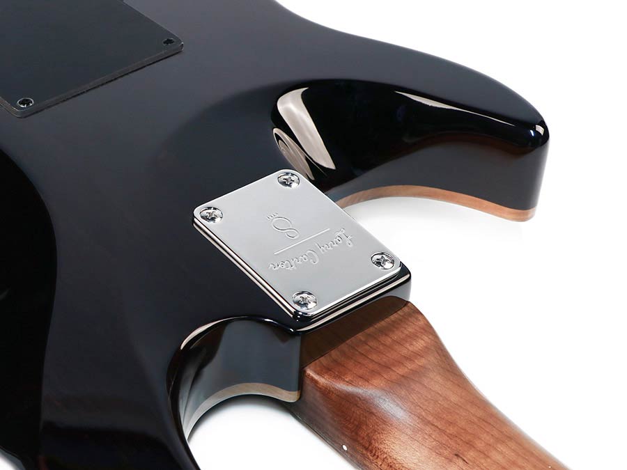 Sire Guitars - S7fm/tbk - Electric Guitar S-Style with Flamed Maple Top - Transparent Black