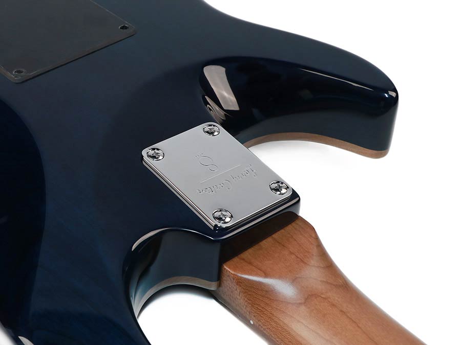 Sire Guitars - S7fm/tbl - Electric Guitar S-Style with Flamed Maple Top - Transparent Blue