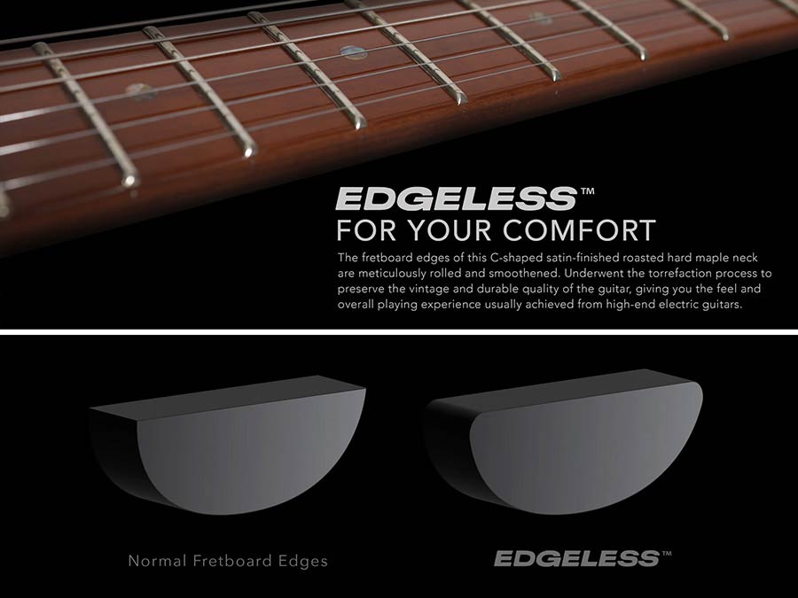 Sire Guitars - S7fm/nt - Electric Guitar S-Style with Flamed Maple – Top Natural