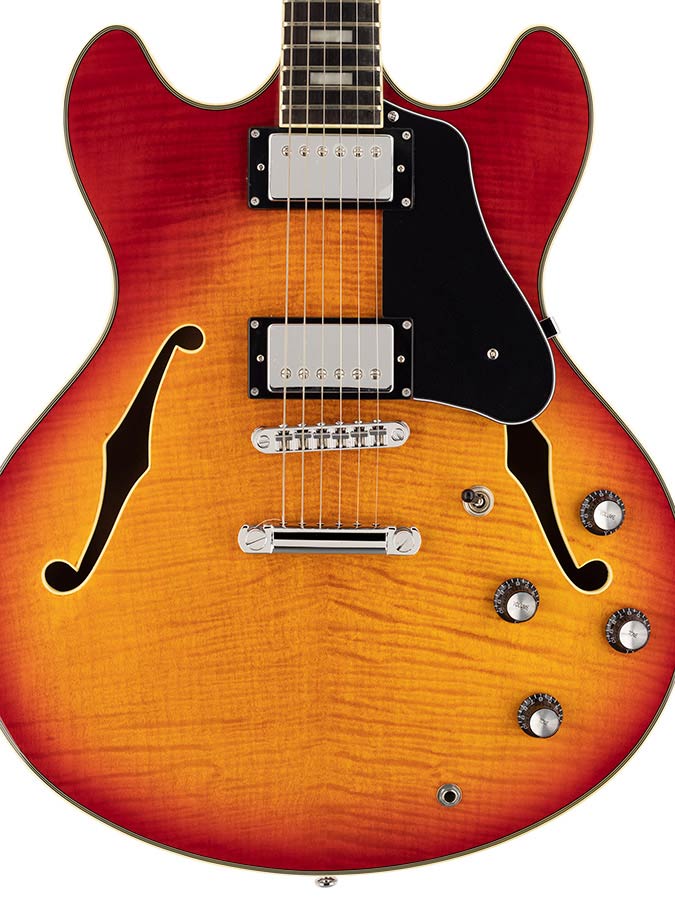 Sire Guitars - H7/cs - Electric Archtop Guitar - Cherry Sunburst