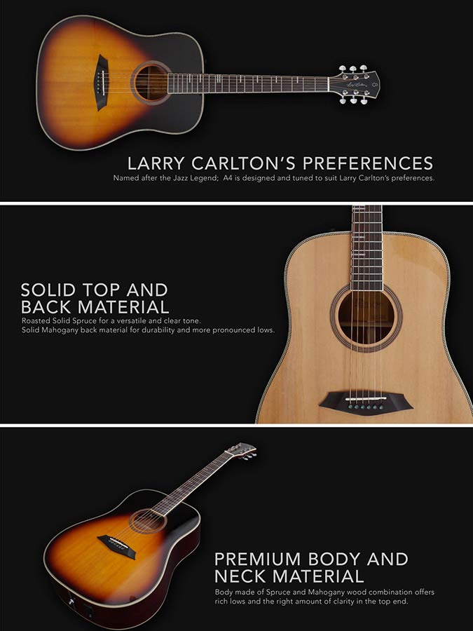 Sire Guitars - A4dsnt - Acoustic Dreadnought Guitar – Natural