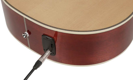 acoustic grand auditorium guitar, solid top and back (roasted top) with SIB electronics, natural