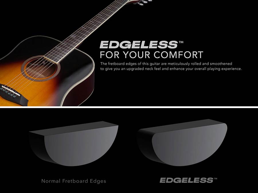 Sire Guitars - A4dsvs - Acoustic Dreadnought Guitar – Sunburst