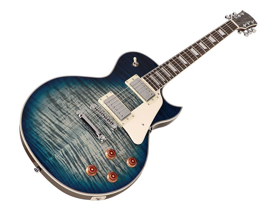 Sire Guitars - L7/tbl - Electric Guitar L-Style – Transparent Blue