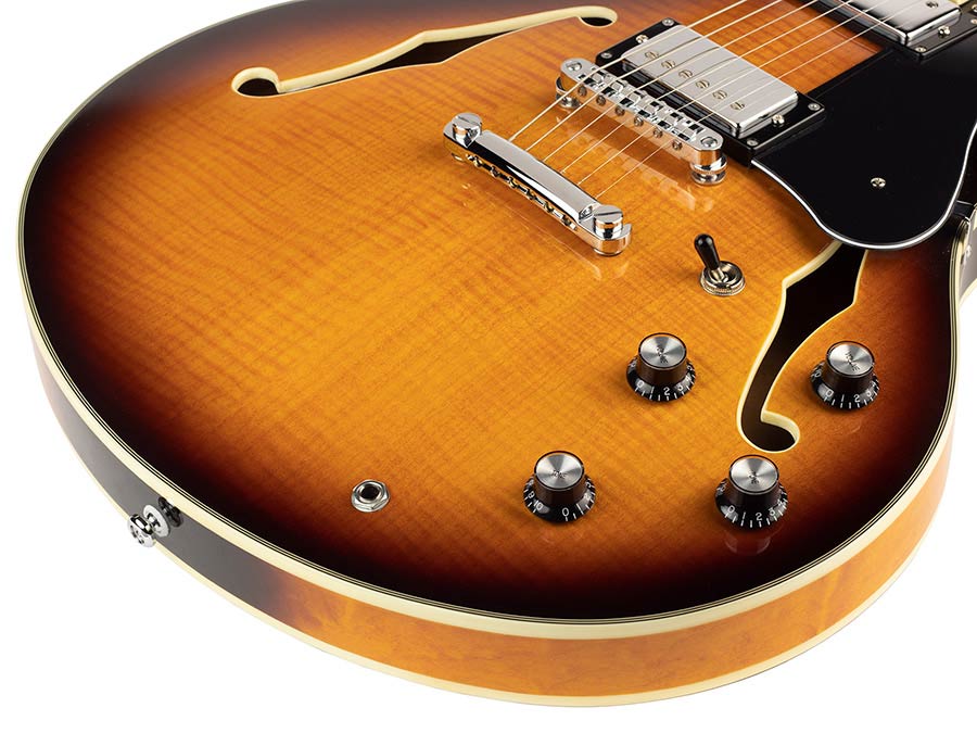 Sire Guitars - H7/vs - Electric Archtop Guitar – Vintage Sunburst