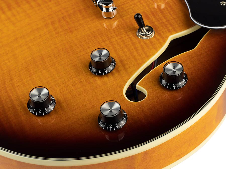 Sire Guitars - H7/vs - Electric Archtop Guitar – Vintage Sunburst