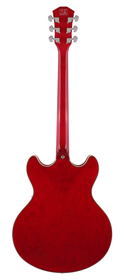 Sire Guitars - H7/str - Electric Archtop Guitar – See -Through Red