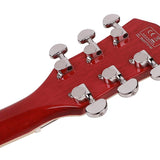 Sire Guitars - H7/str - Electric Archtop Guitar – See -Through Red