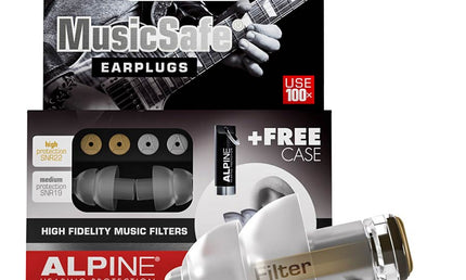 MusicSafe, high-fidelity hearing protection for musicians, transparent