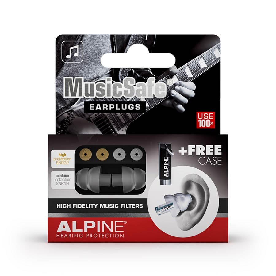 Alpine Hearing Protection - ALP-MS - MusicSafe - Earplugs