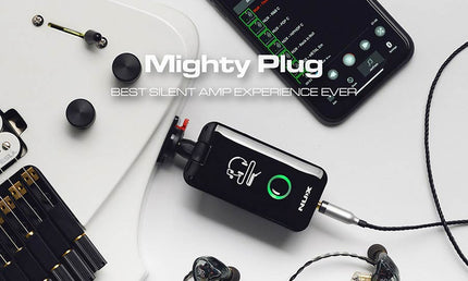 MP2, remote modelling headphone amplug MIGHTY PLUG, silent-play gear for guitarist and bassist