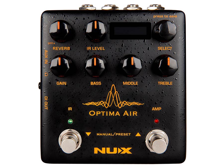 effects pedal dual acoustic guitar simulator OPTIMA AIR