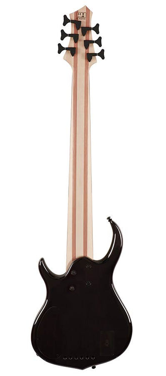 Sire Basses - M7+ A6/tbk - Alder + Solid Maple 6-String Bass Guitar – Transparent Black
