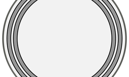 Remo - PW-1324-00 - 24" Powersonic Clear Bass Drum Head with internal subsonic dampening rings