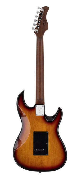 lefty electric guitar S-style 3-tone sunburst