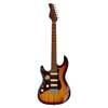 lefty electric guitar S-style 3-tone sunburst