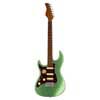 lefty electric guitar S-style sherwood green