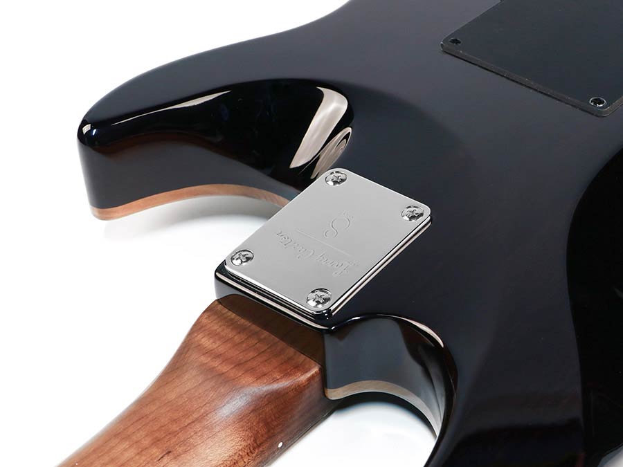 Sire Guitars - S7fml/tbk - Electric Guitar S-Style Lefty with Flamed Maple Top – Transparent Black