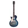 lefty electric guitar L-style transparent blue