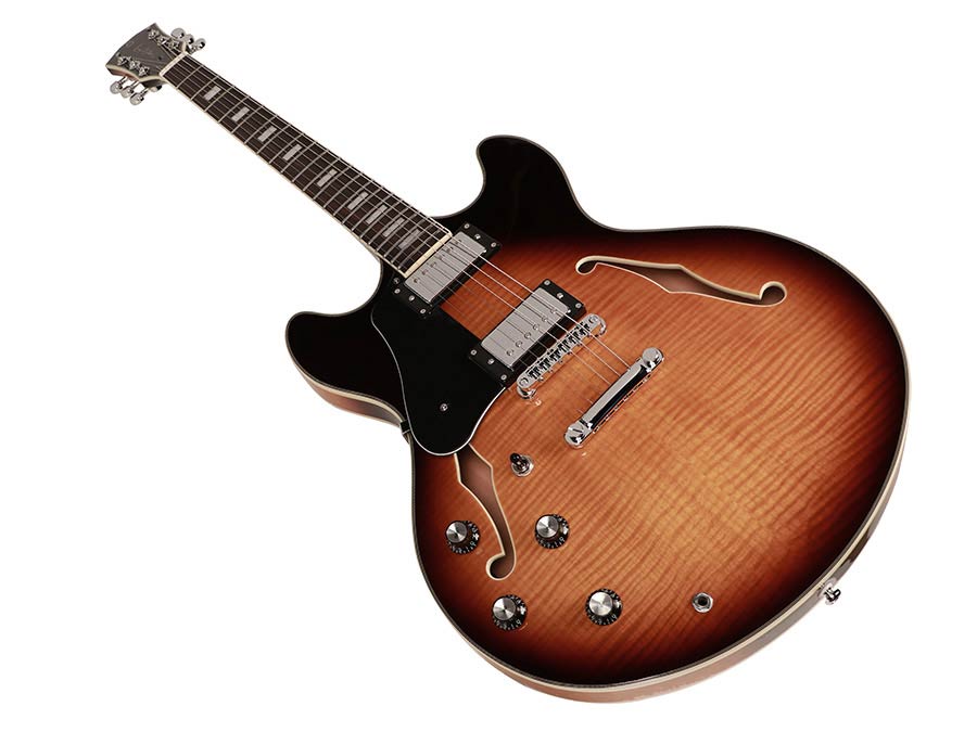 Sire Guitars - H7l/vs - Electric Archtop Guitar Lefty Vintage Sunburst – Vintage Sunburst
