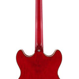 Sire Guitars - H7l/str - Electric Archtop Guitar Lefty – See - Through Red