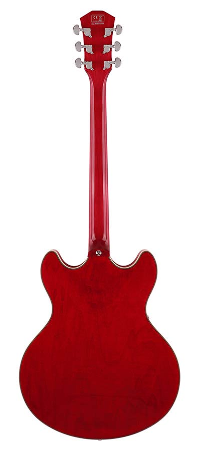 Sire Guitars - H7l/str - Electric Archtop Guitar Lefty – See - Through Red