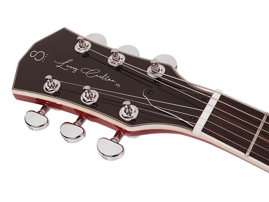 Sire Guitars - H7l/str - Electric Archtop Guitar Lefty – See - Through Red