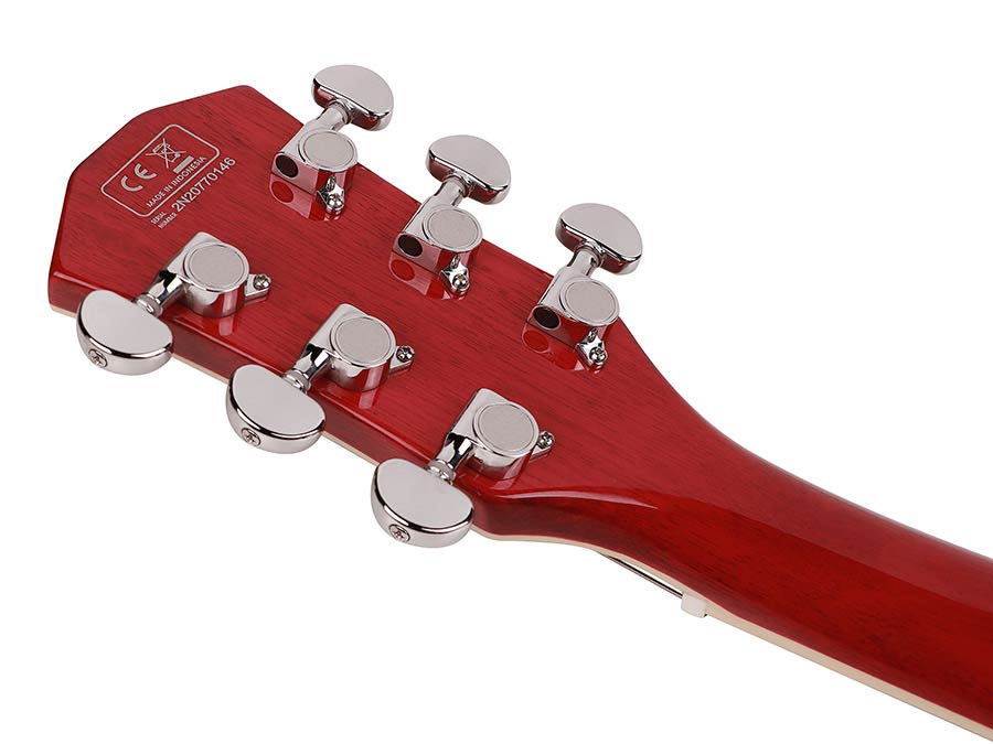 Sire Guitars - H7l/str - Electric Archtop Guitar Lefty – See - Through Red