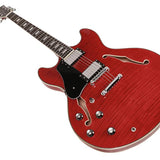 Sire Guitars - H7l/str - Electric Archtop Guitar Lefty – See - Through Red