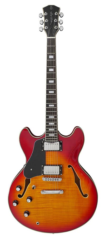 Sire Guitars - H7L/CS - electric archtop guitar lefty cherry sunburst – Cherry Sunburst