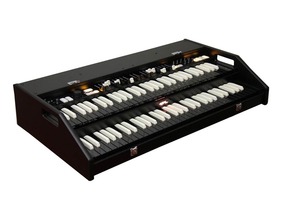 virtual tonewheel organ MOJO SUITCASE, 2x 61 keys, 9+2+9 drawbars - LIMITED black edition