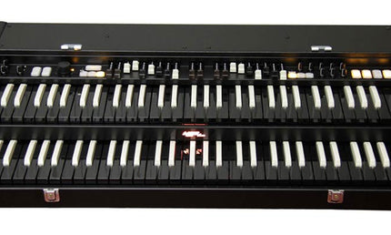 virtual tonewheel organ MOJO SUITCASE, 2x 61 keys, 9+2+9 drawbars - LIMITED black edition