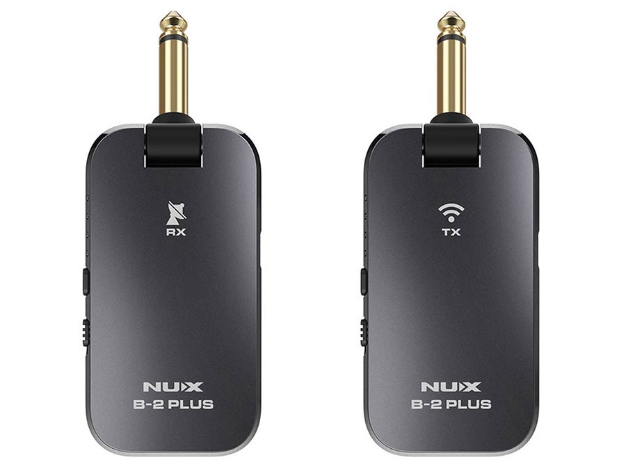 2.4 GHz wireless system, jack plug transmitter and receiver