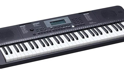 keyboard, 61 touch sensitive, lighted keys, 2 x 2,5 watt